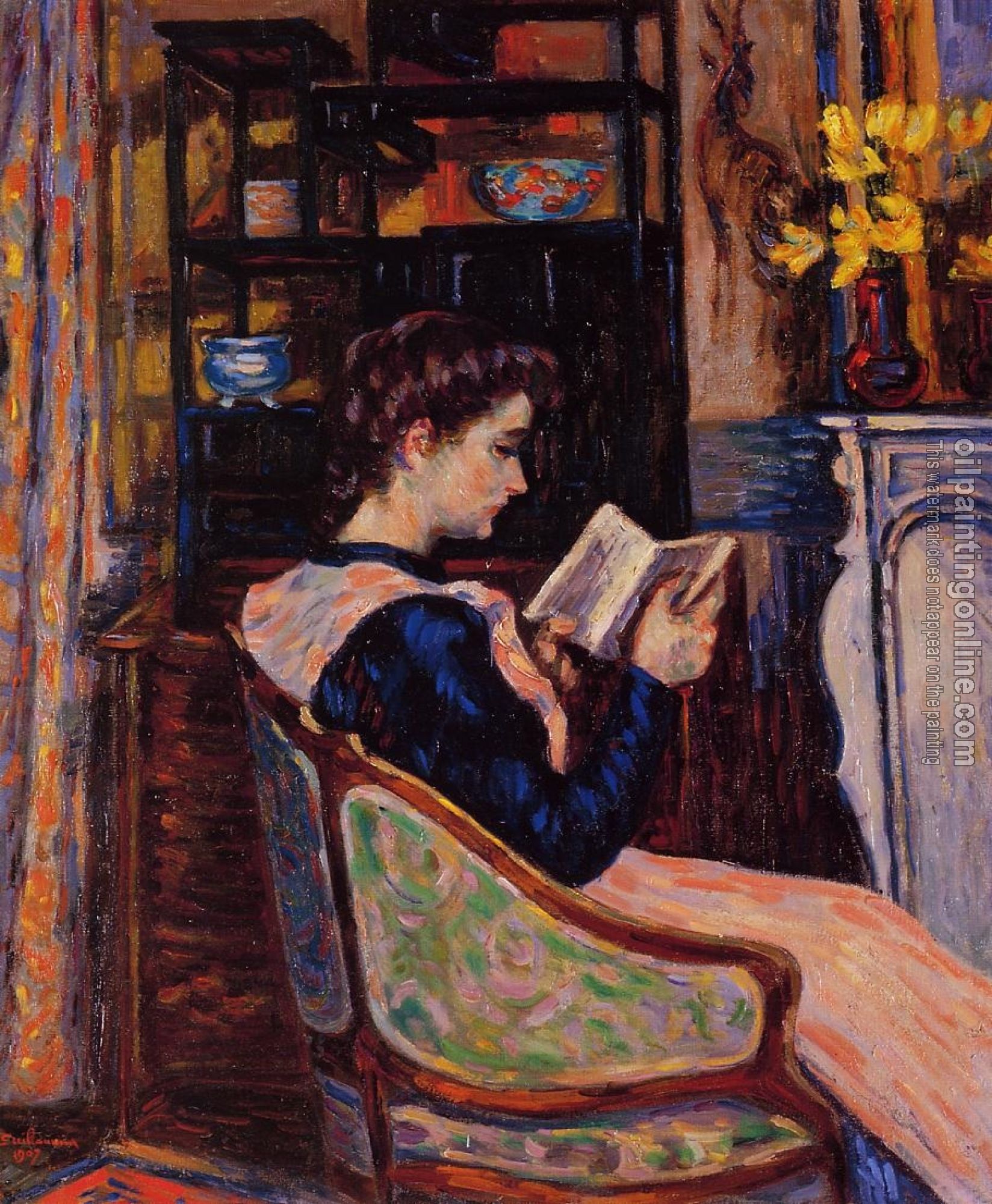 Guillaumin, Armand - Mademoiselle Guillaumin Reading